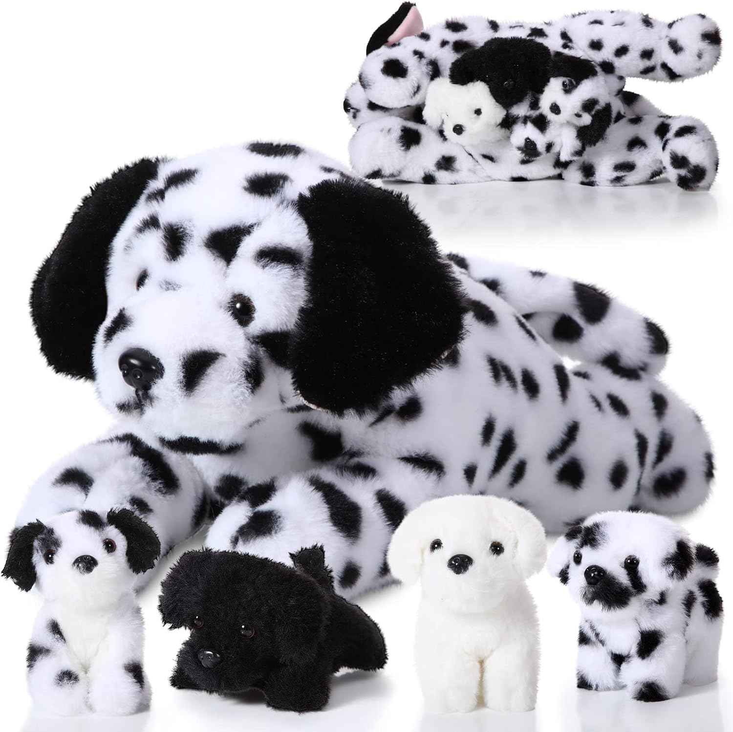 Pregnant Dalmatian Dog with Stuffed Pups