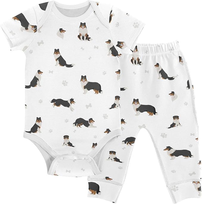 Sheltie Dog Baby Outfit