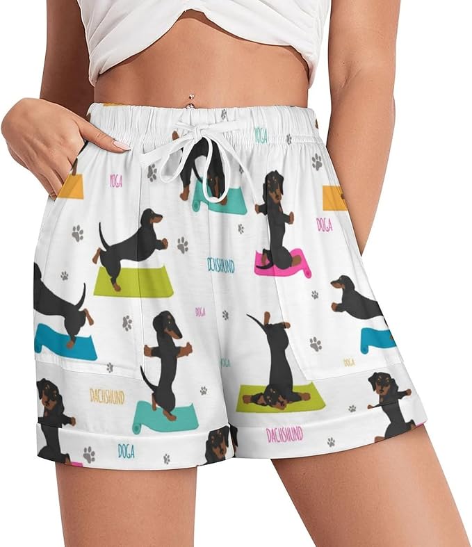Dachshund Dog Pajama Shorts