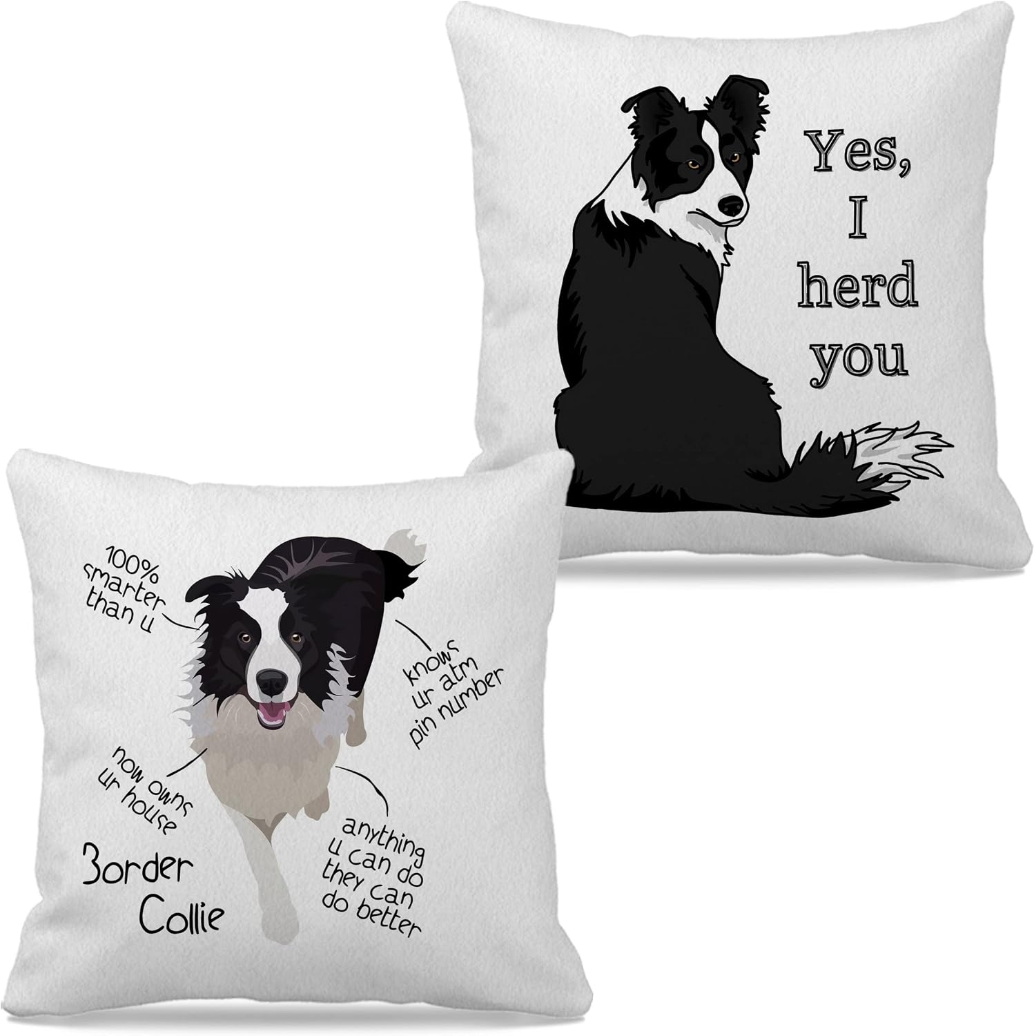 Border Collie Pillows