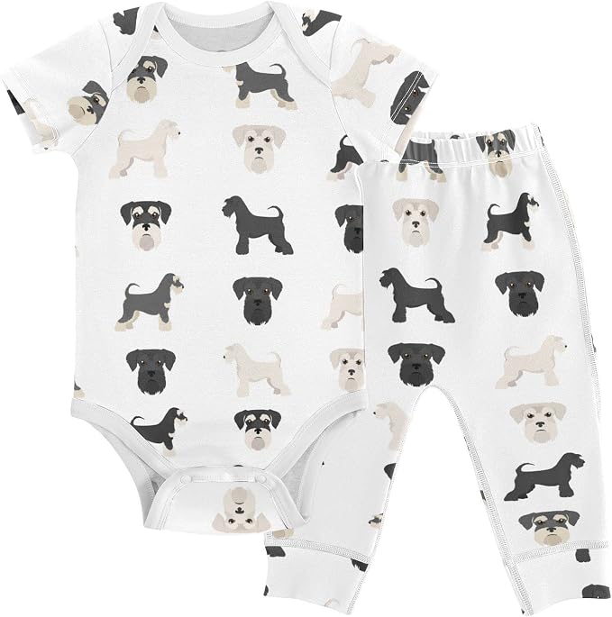 Schnauzer Dog Baby Outfit