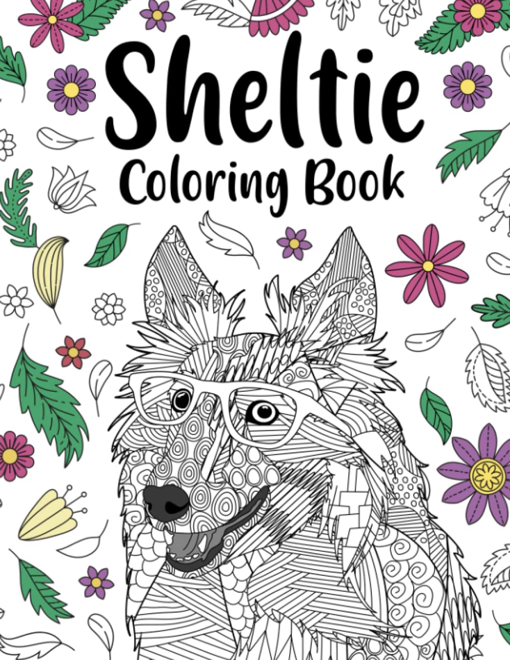 Sheltie Dog Coloring Book