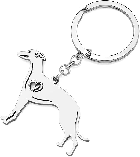 Whippet Keychain