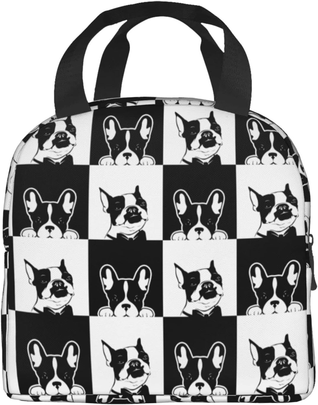 Boston Terrier Dog Lunch Bag