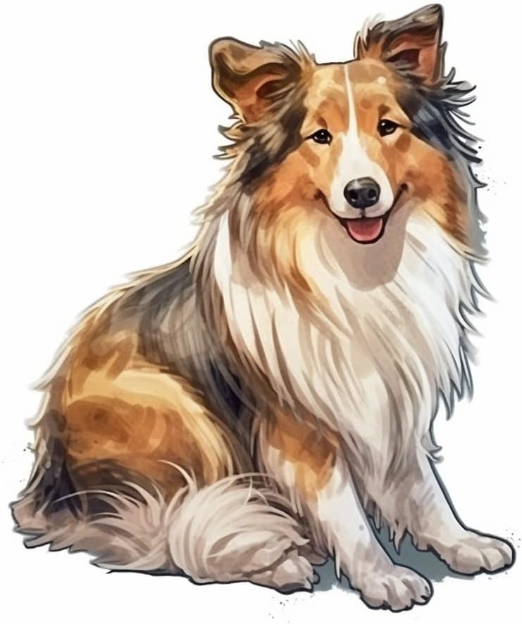 Sheltie Dog Vinyl Decal Sticker