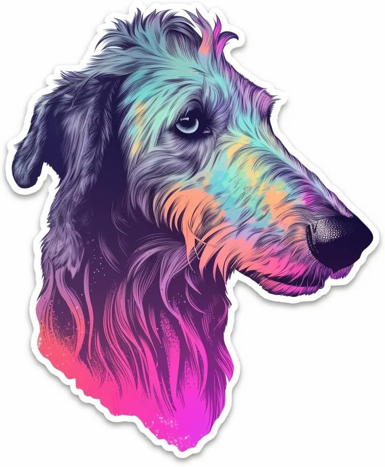 Scottish Deerhound Dog Vinyl Decal Sticker