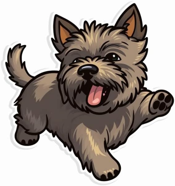 Cairn Terrier Dog Vinyl Stickers