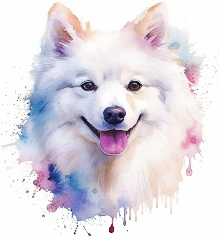 American Eskimo Dog Vinyl Decal Sticker