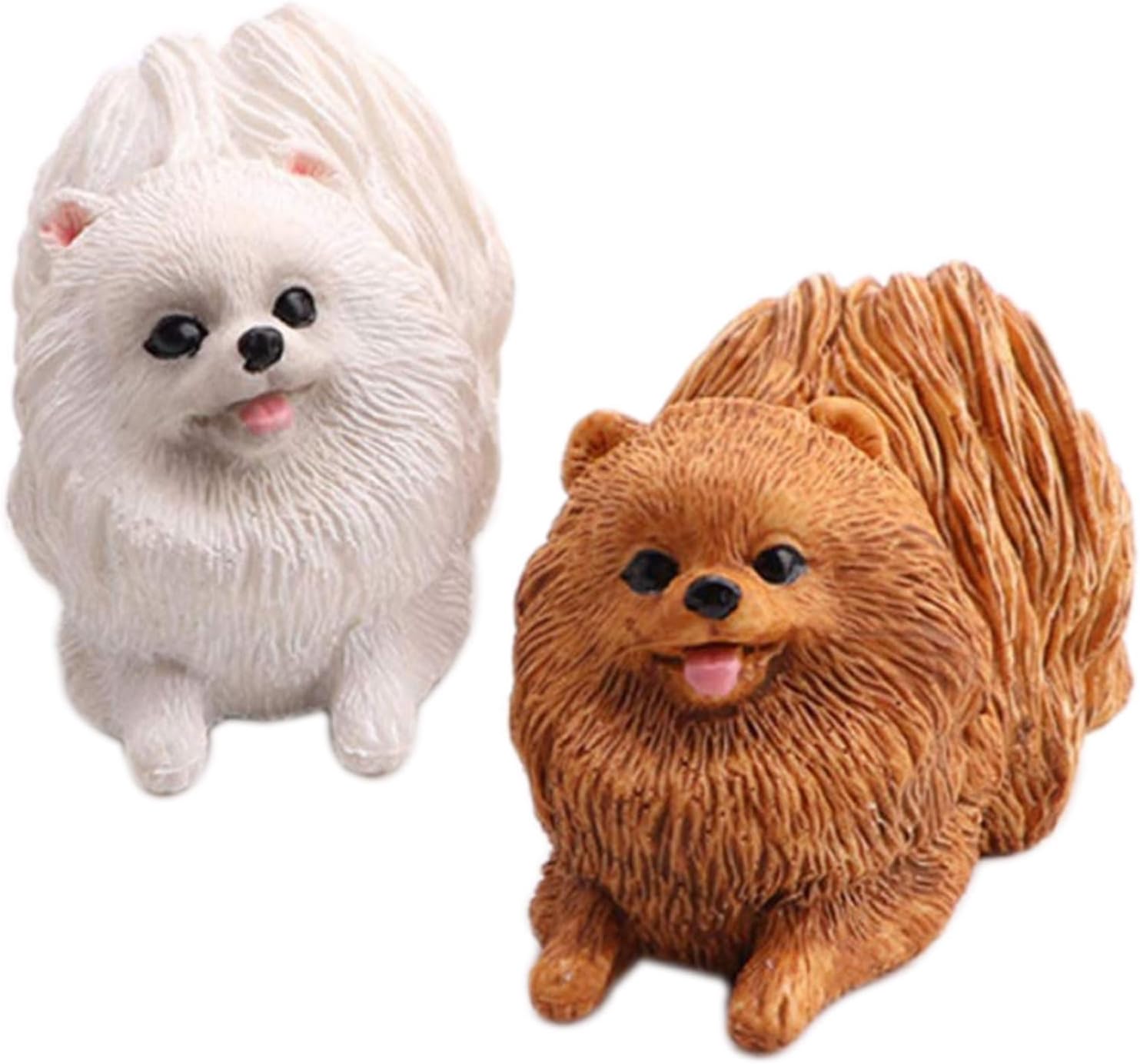 omeranian Dog Toy Figurines