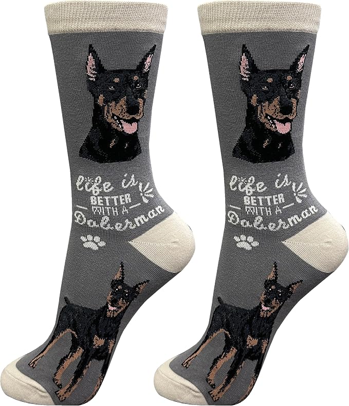 Doberman Dog Socks