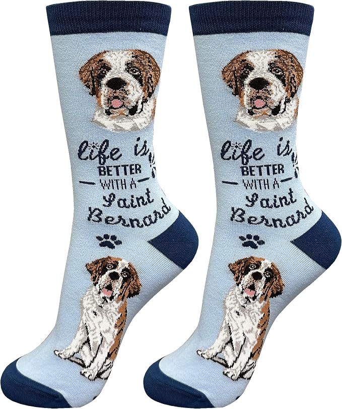 St Bernard Dog Socks