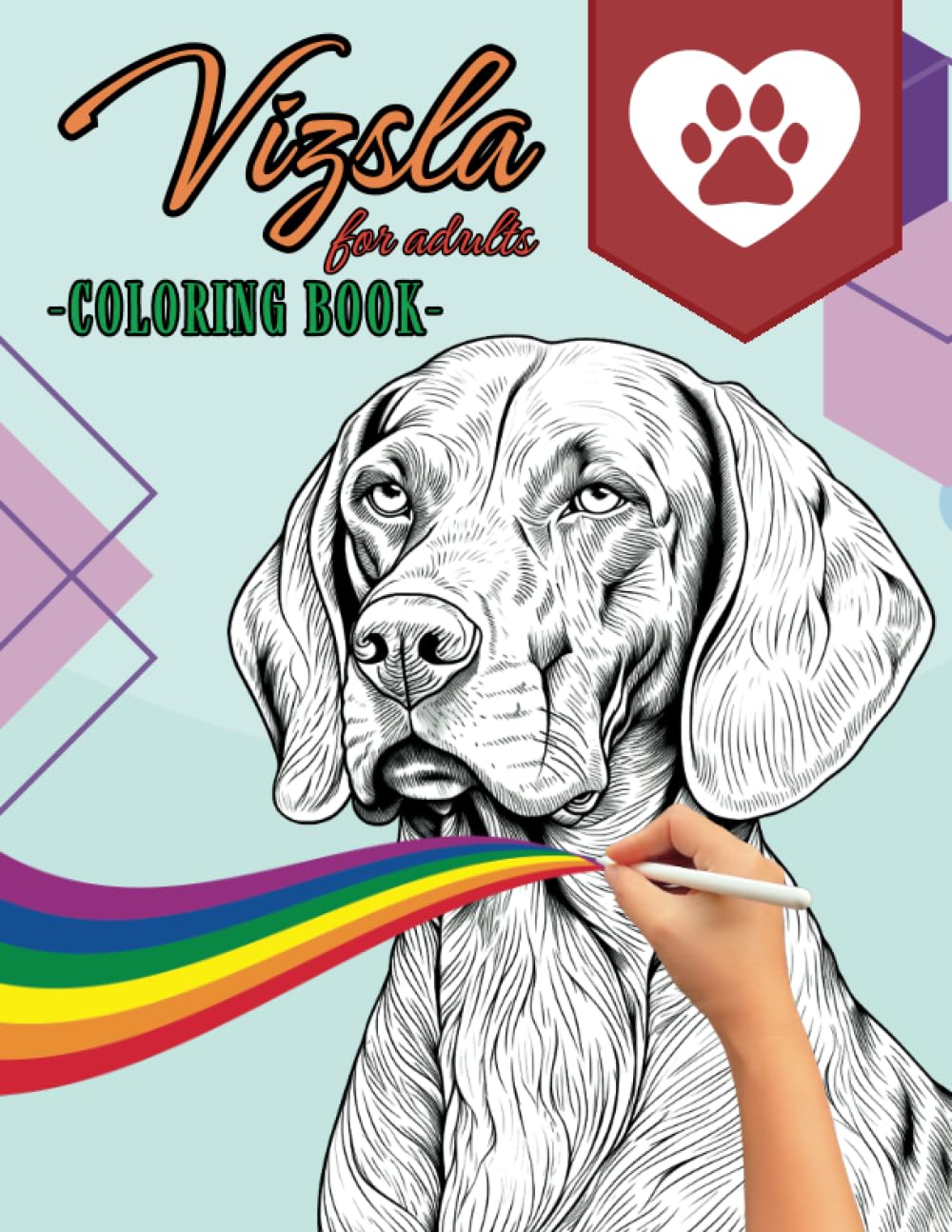 Vizsla Dog Coloring Book