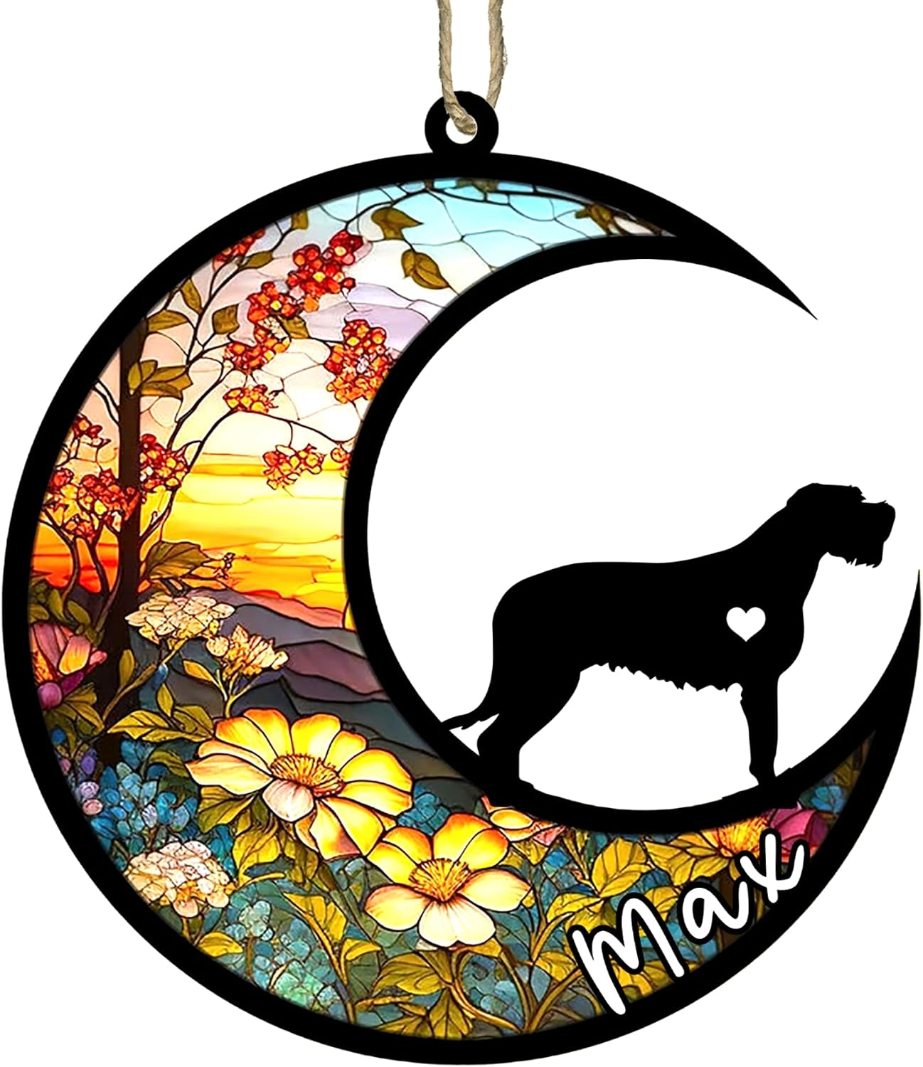 Irish Wolfhound Dog Suncatcher