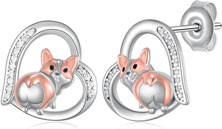 Corgi Stud Earrings