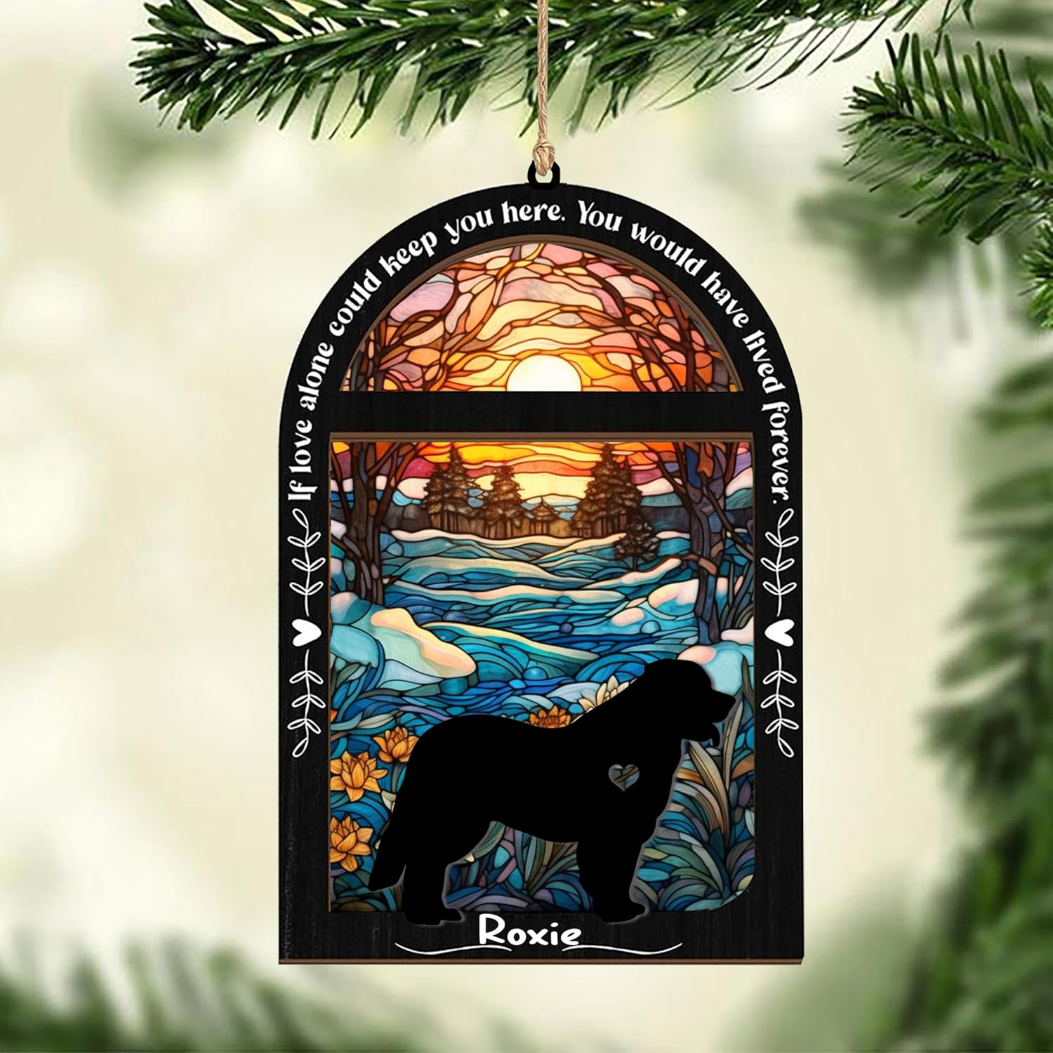 Leonberger Dog Christmas Ornament
