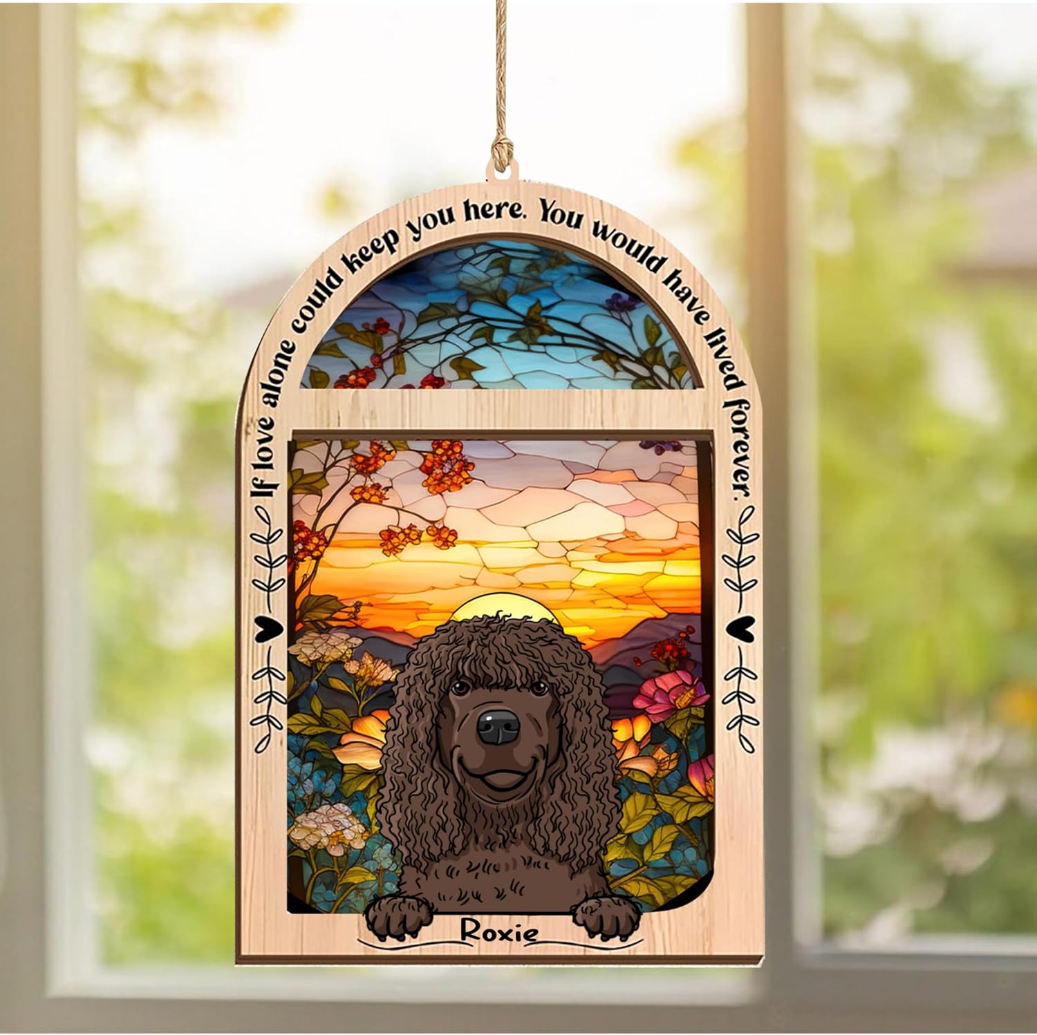 Irish Water Spaniel Dog Christmas Ornament