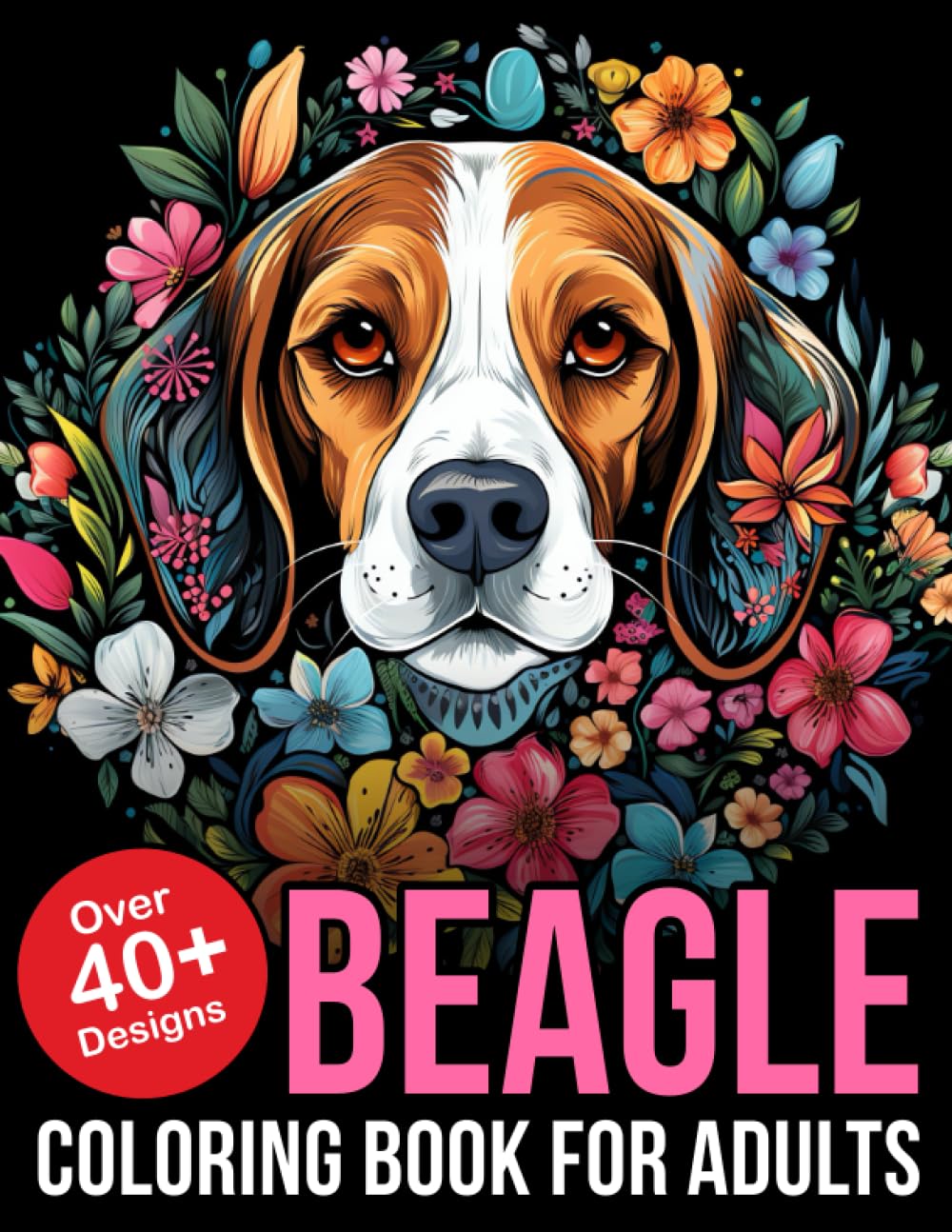Beagle Coloring Book For Adults