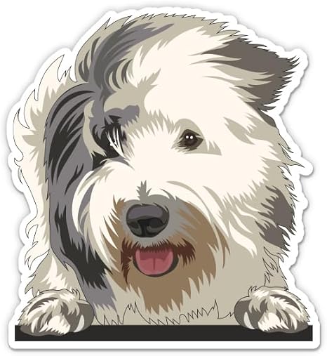 Old English Sheepdog Vinyl Sticker