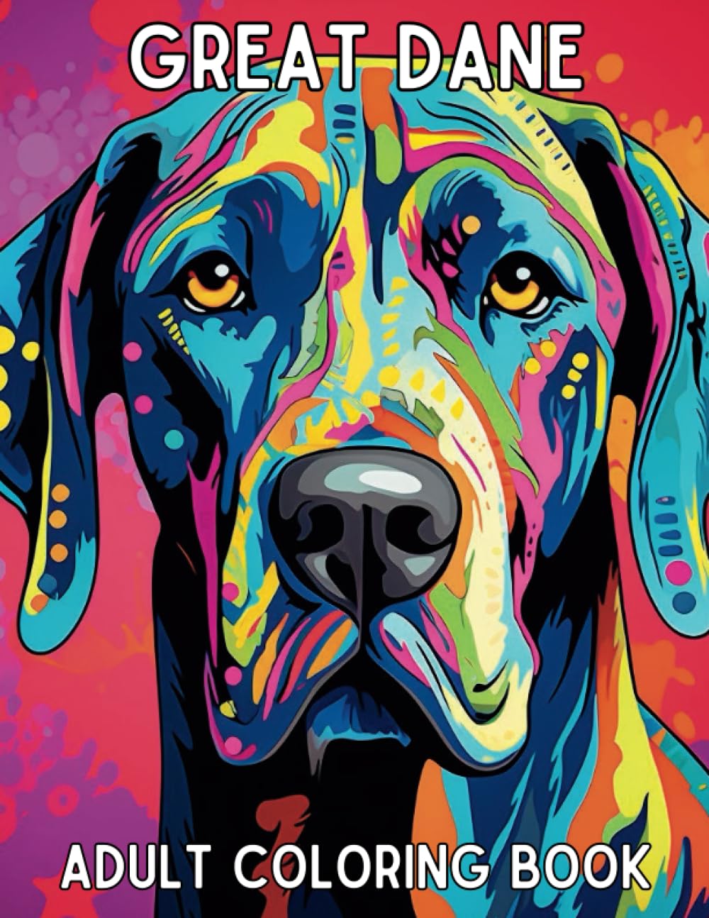 Great Dane Adult Coloring Book