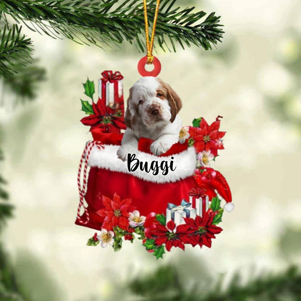 Clumber Spaniel Dog Ornament