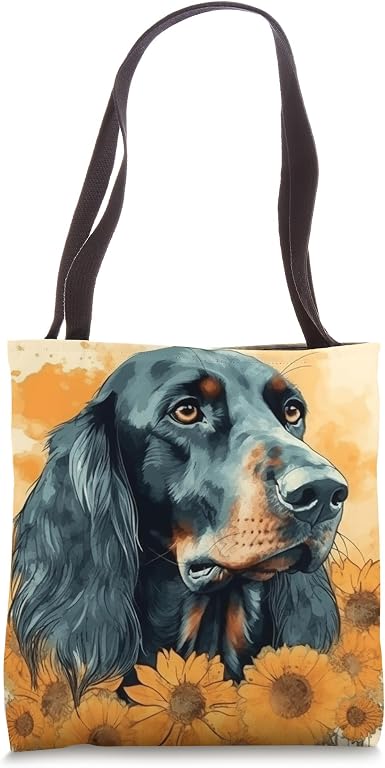 English Gordon Setter Dog Tote Bag