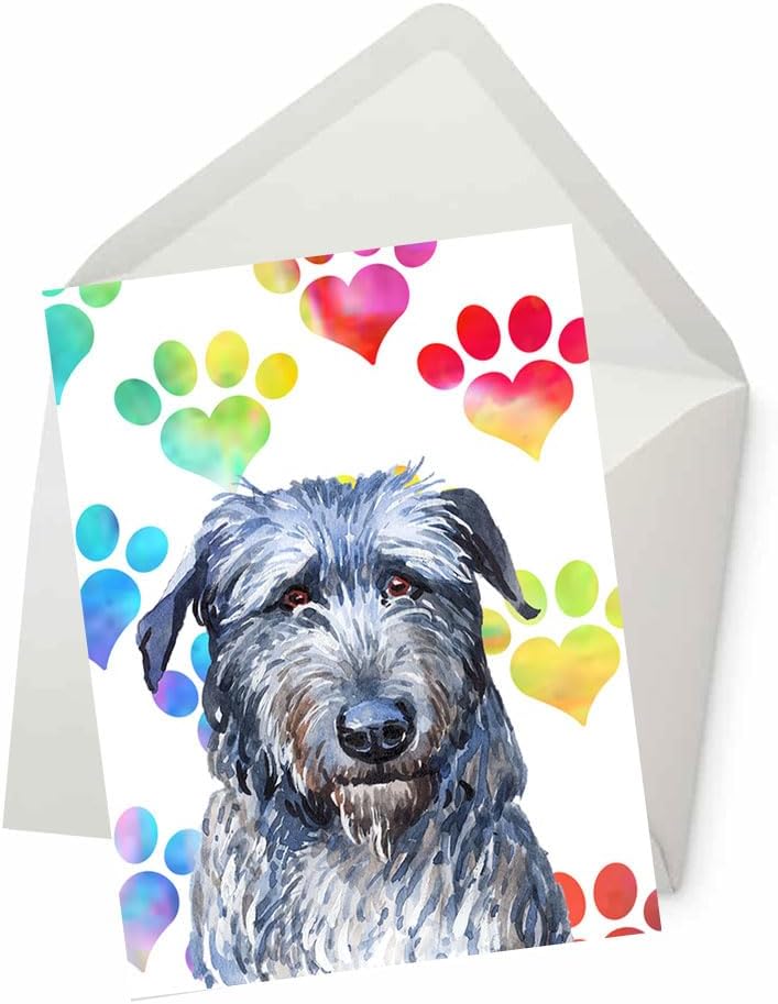 Irish Wolfhound Dog Greeting Card