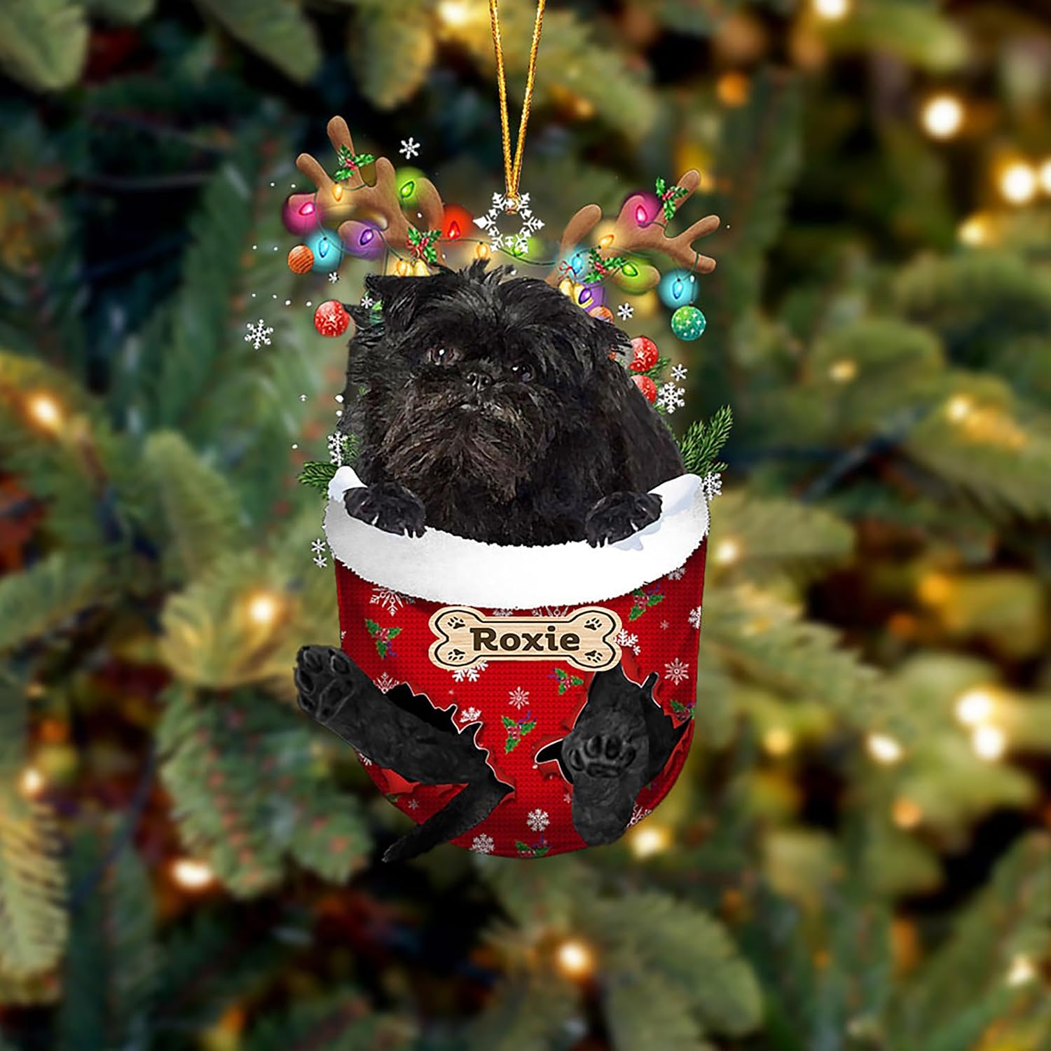 Affenpinscher Dog Ornament