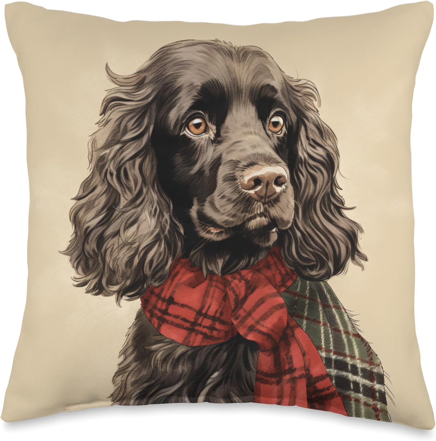 Boykin Spaniel Dog Throw Pillow