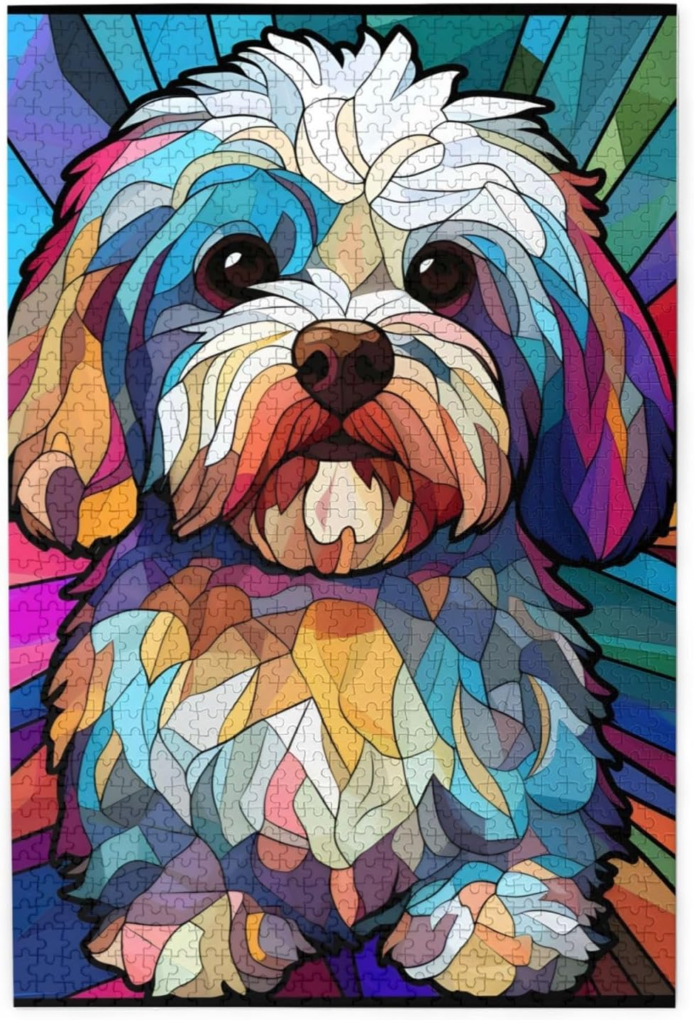 Havanese Dog Wooden Jigsaw Puzzle