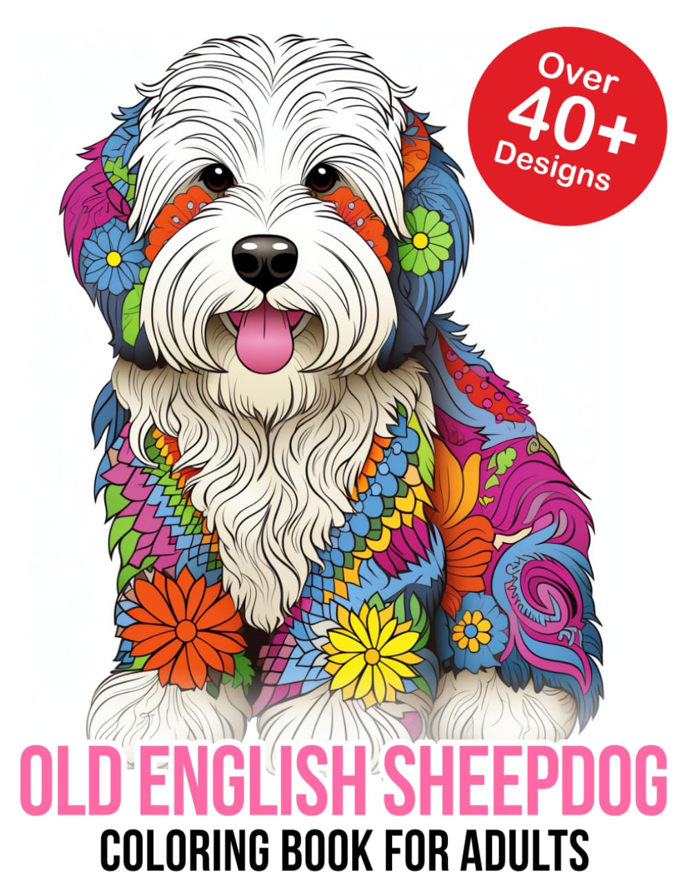 Old English Sheepdog Coloring Book