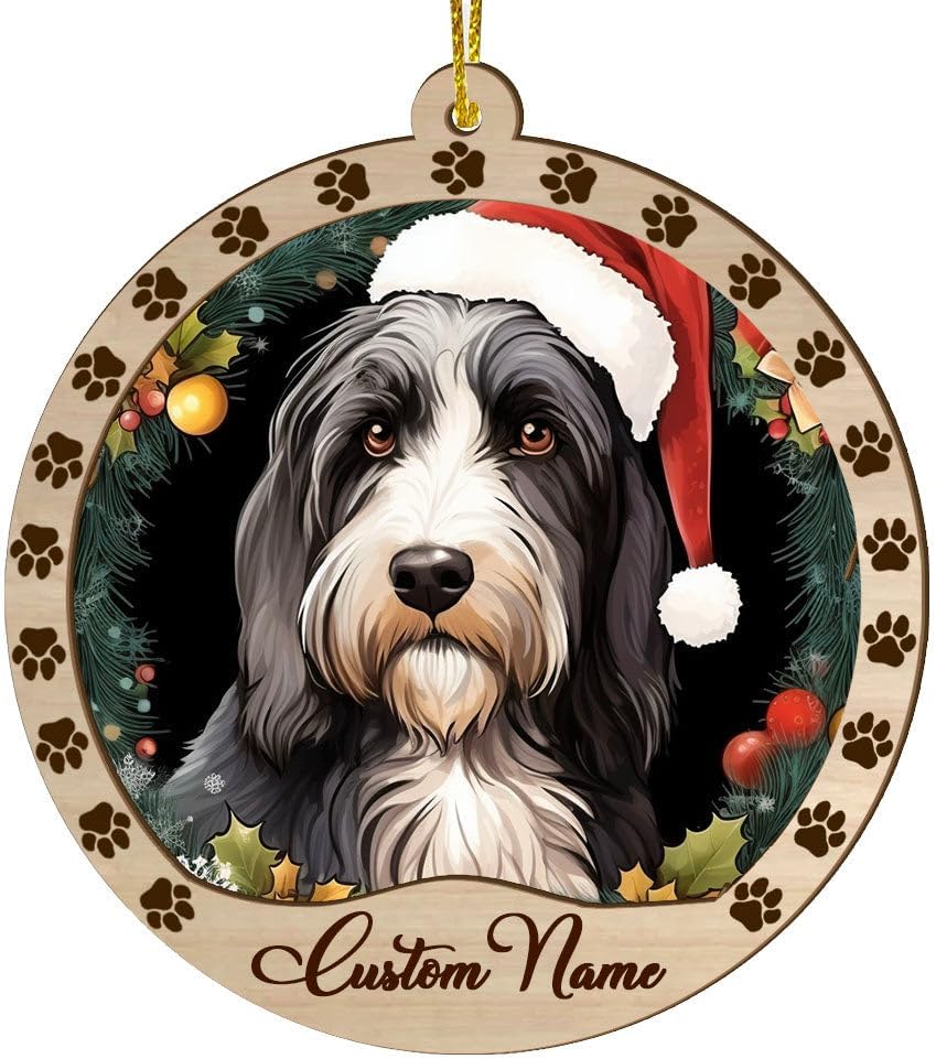 Tibetan Terrier Dog Christmas Ornament