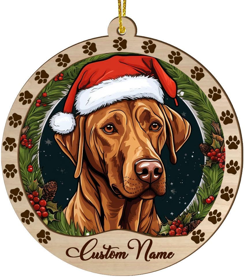 Rhodesian Ridgeback Dog Christmas Ornament