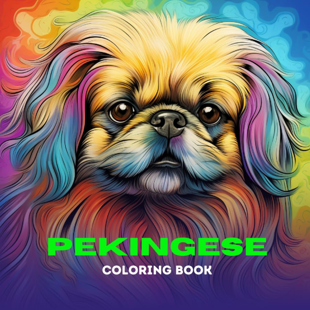 Pekingese Dog Coloring Book