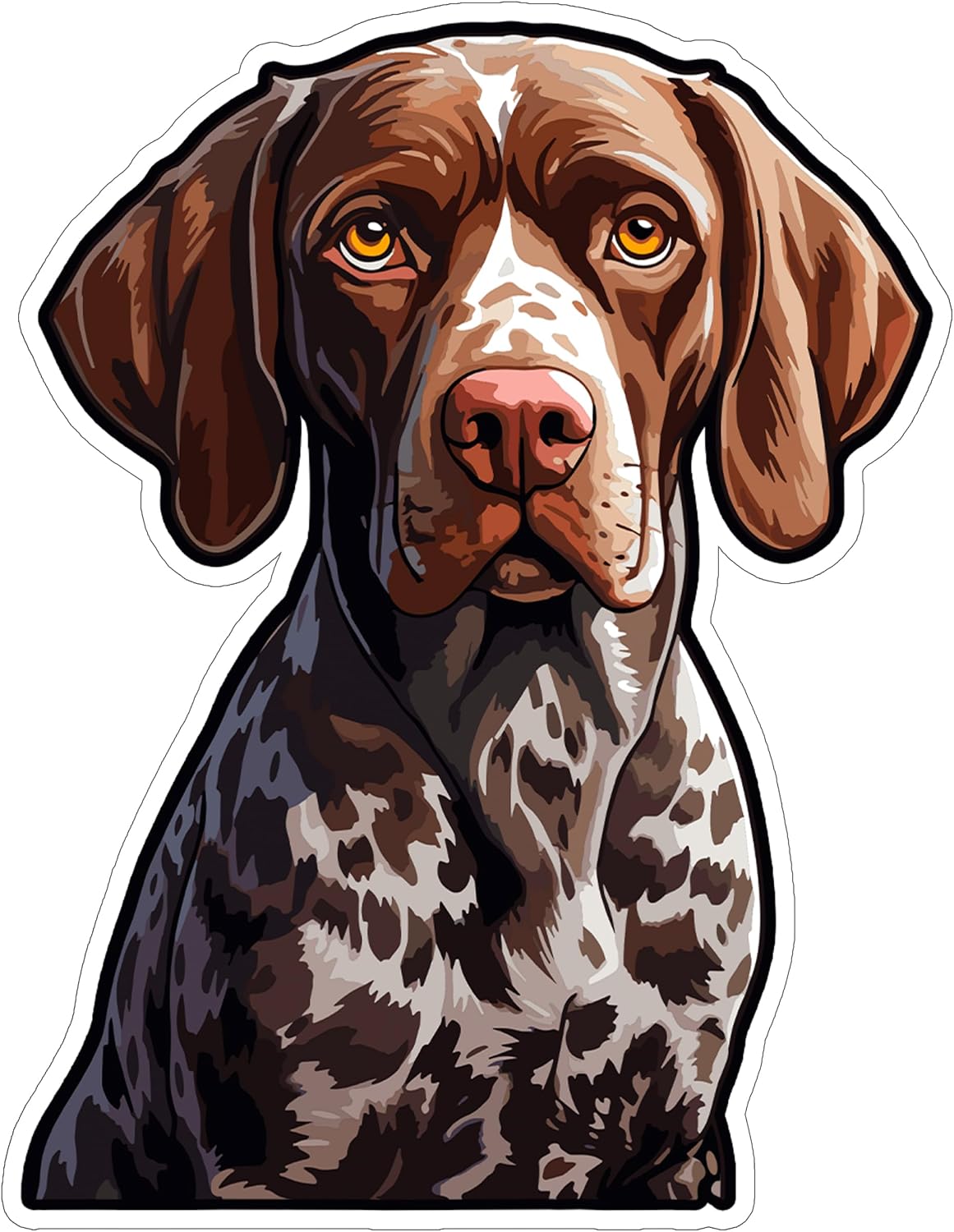 German Short Haired Pointer Dog 4” Waterproof Decal