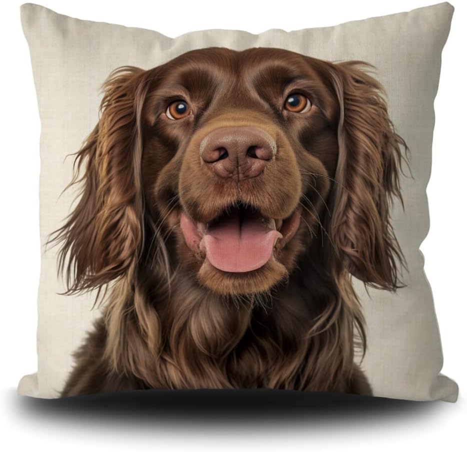 Sussex Spaniel Dog Throw Pillow