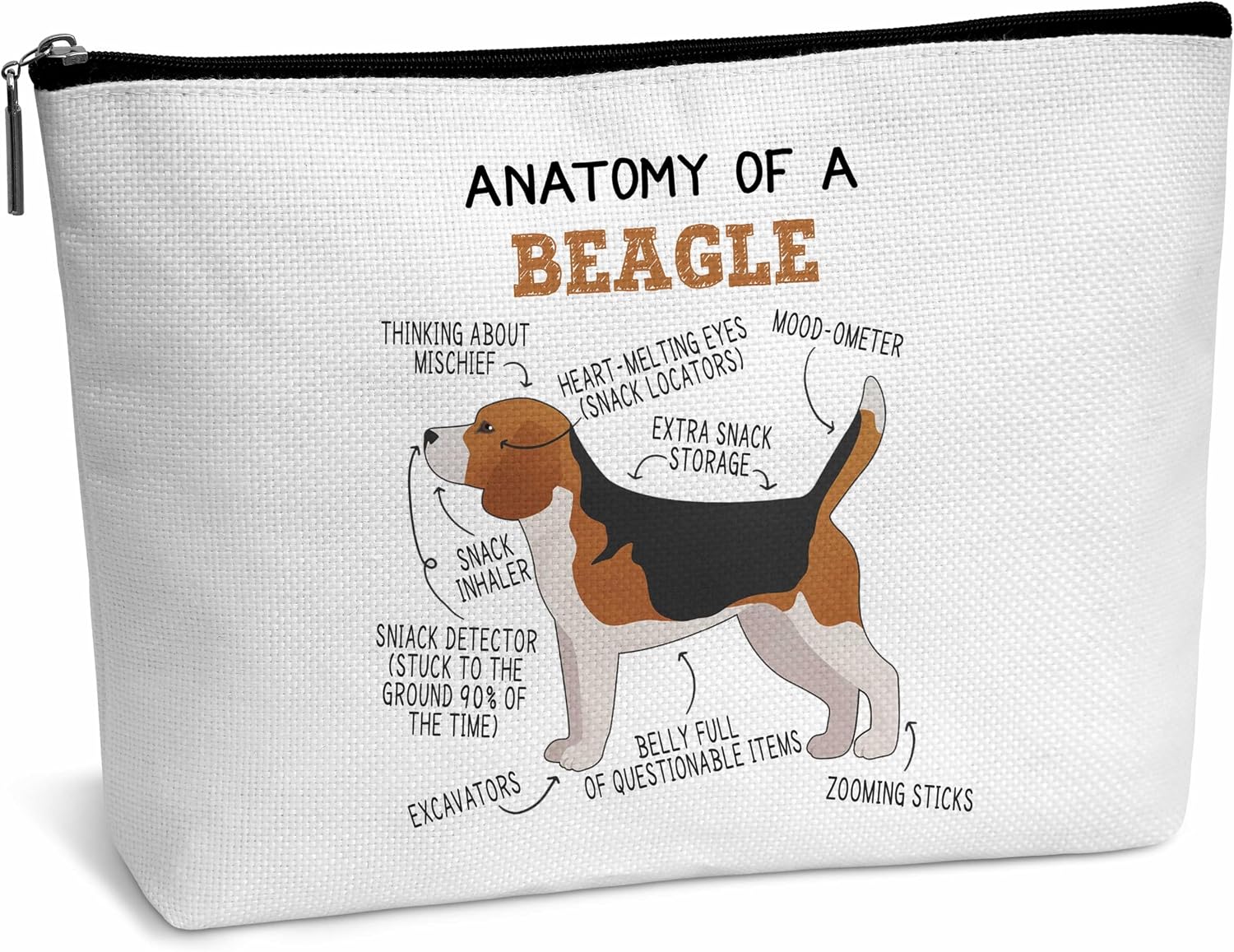 Beagle Makeup Bag