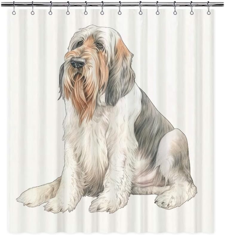 Grand Basset Griffon Vendeen Shower Curtain