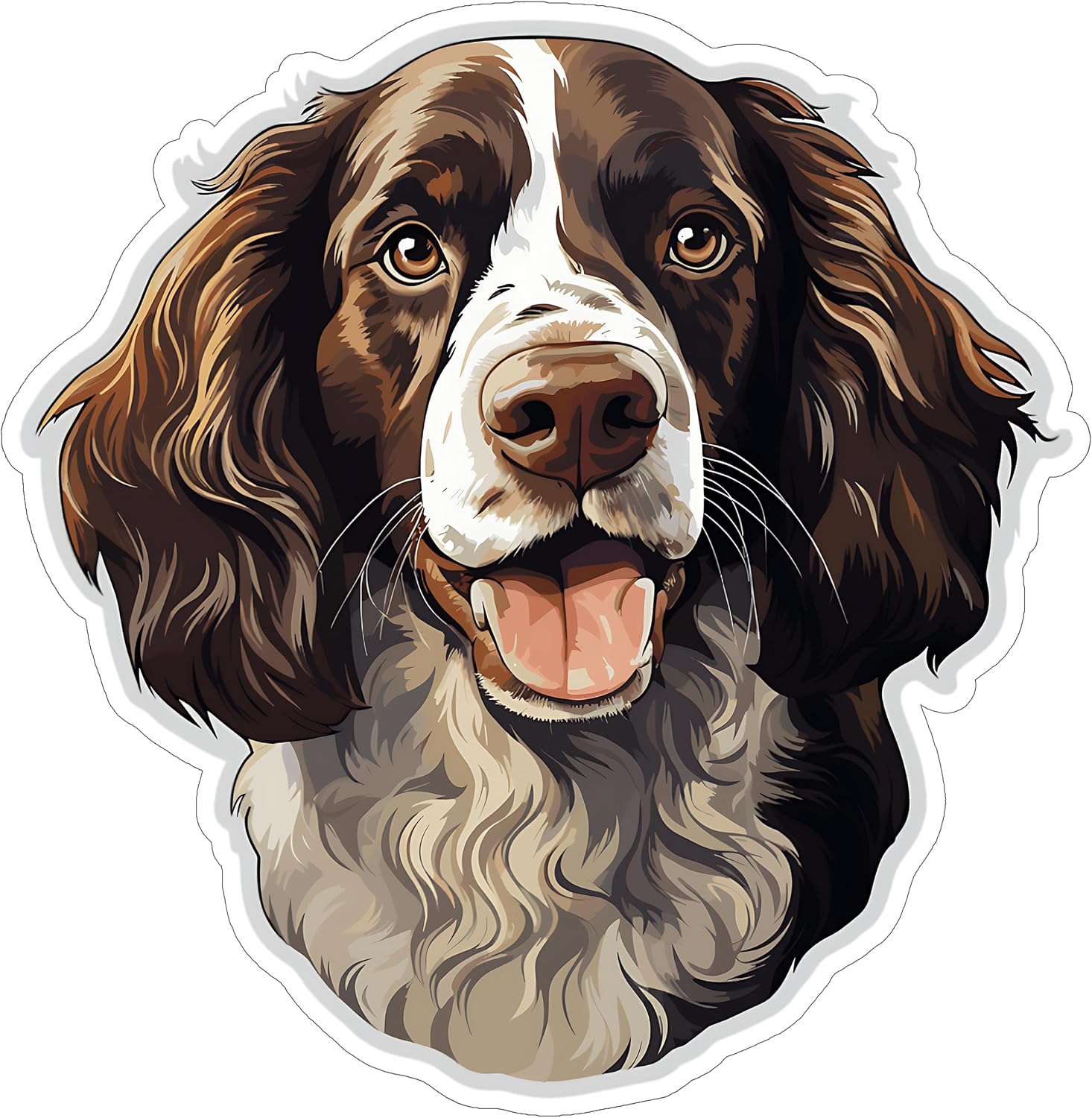 Springer Spaniel Dog Vinyl Decal Sticker