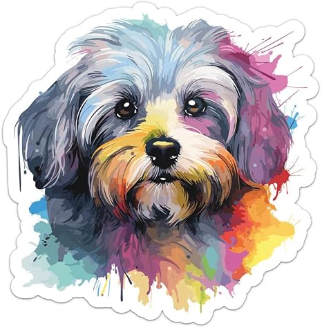 Havanese Dog Vinyl Sticker