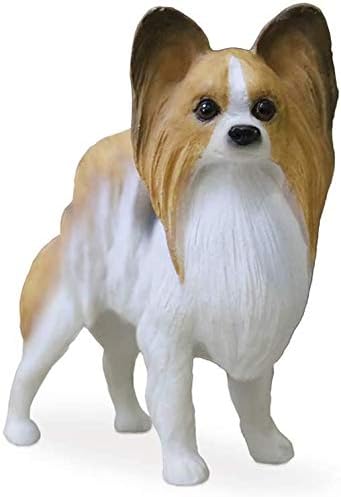 Papillon Dog Toy Figurine