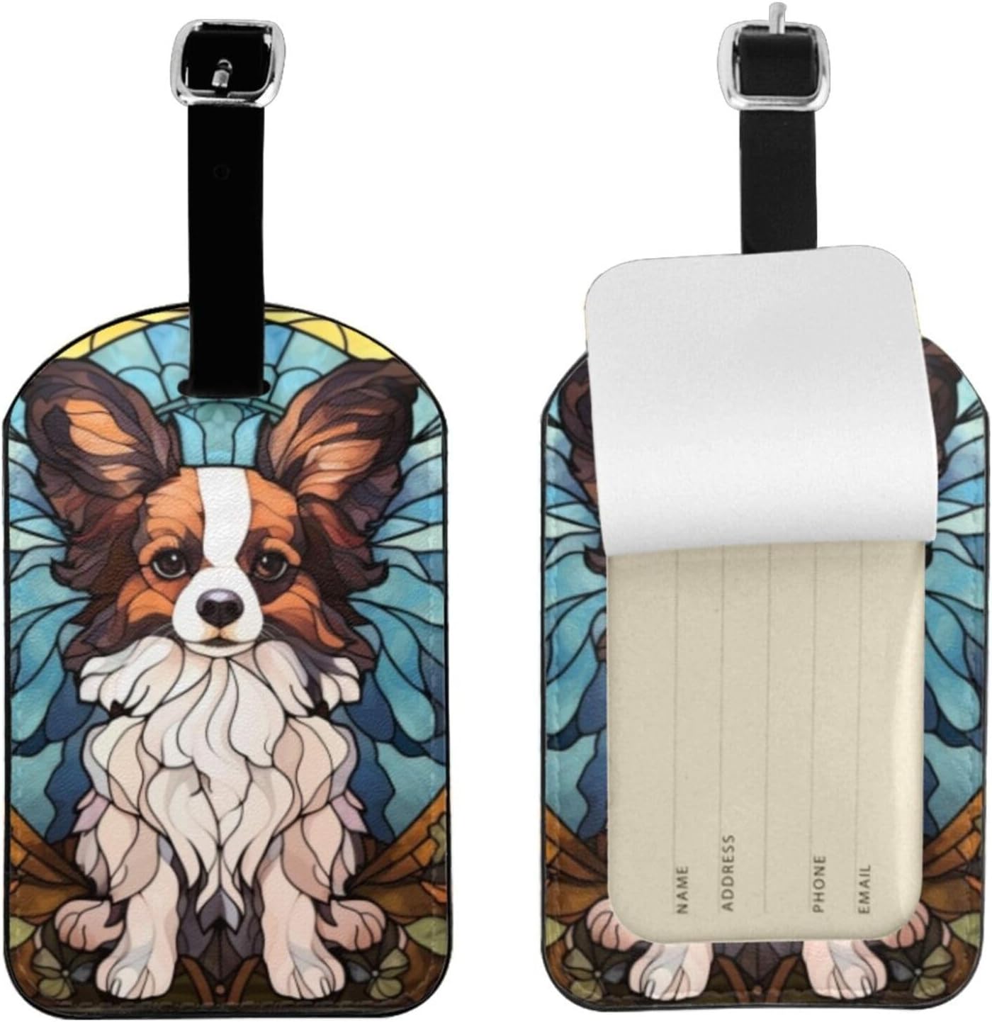 Papillon Luggage Tag