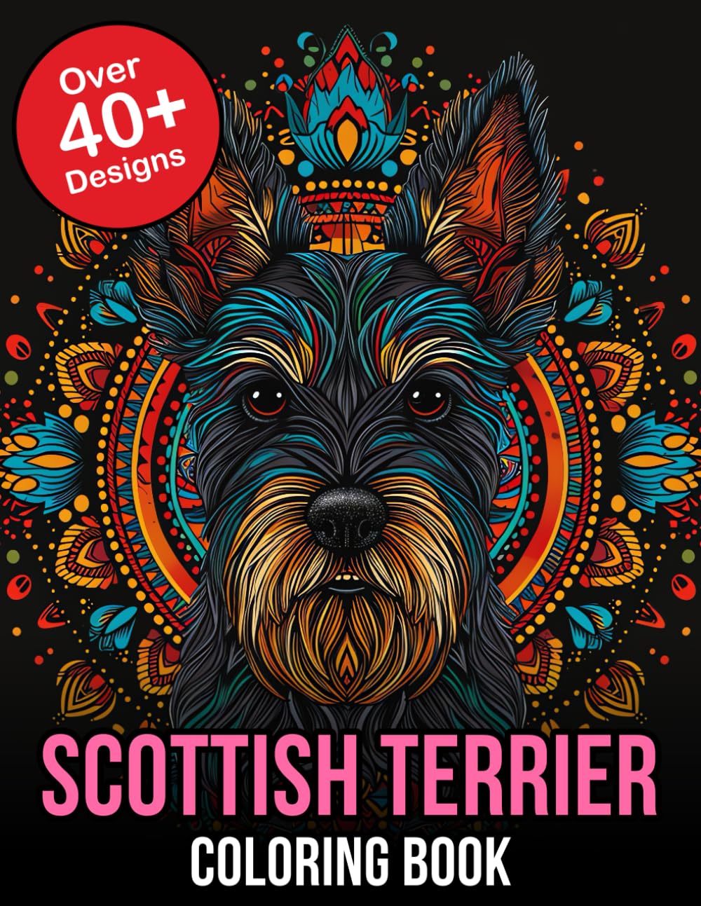 Scottish Terrier Dog Coloring Book