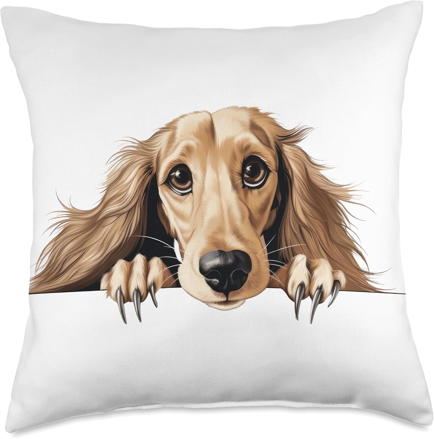 Saluki Dog Throw Pillow