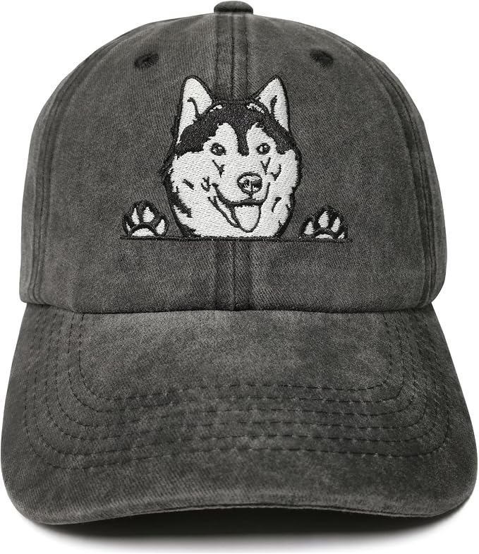 Siberian Husky Dog Baseball Hat