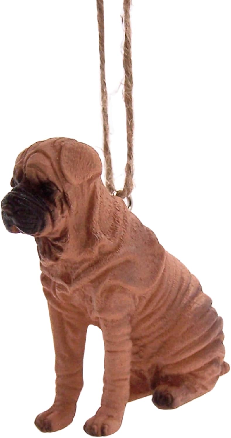 Shar Pei Dog Christmas Ornament