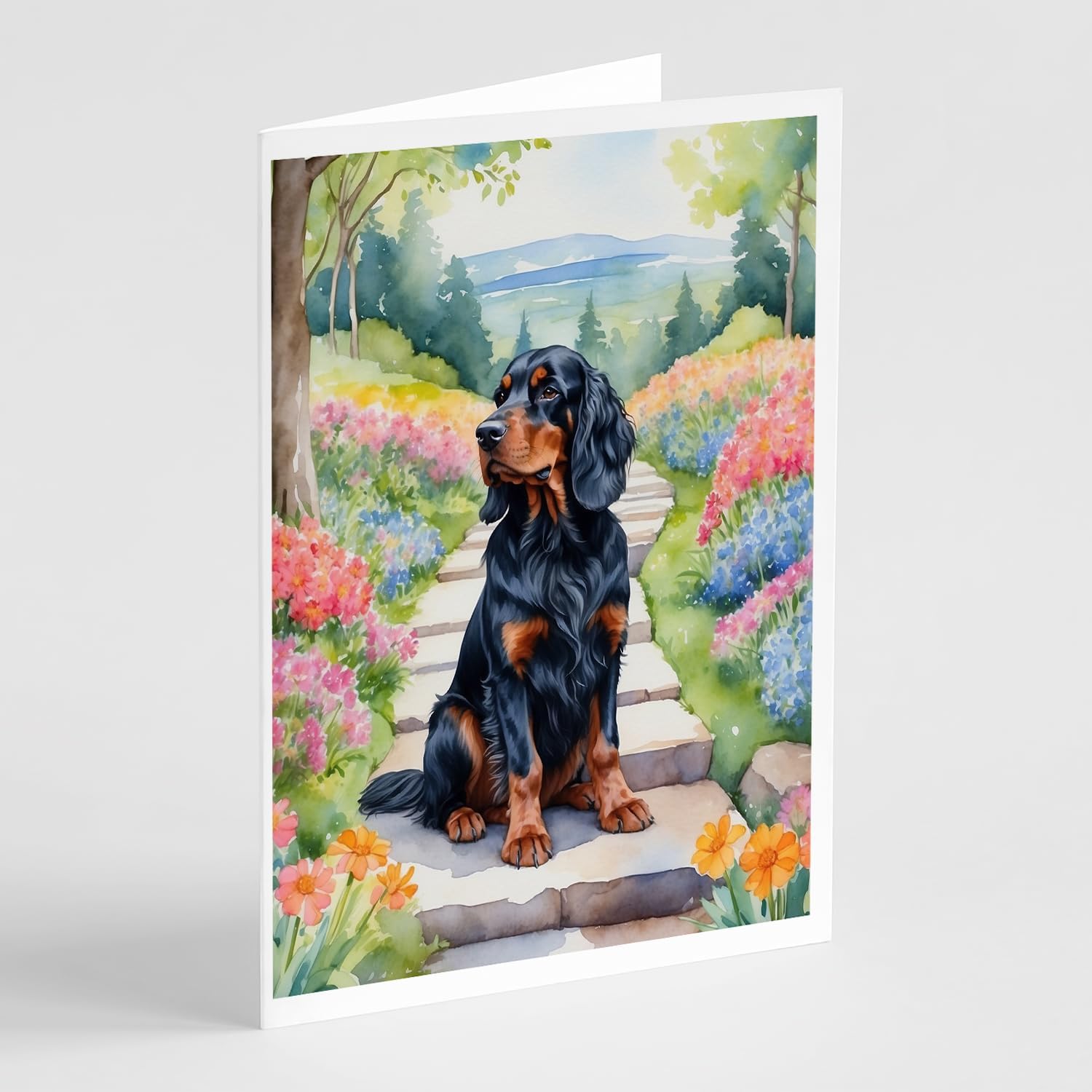 Gordon Setter Dog Note Cards