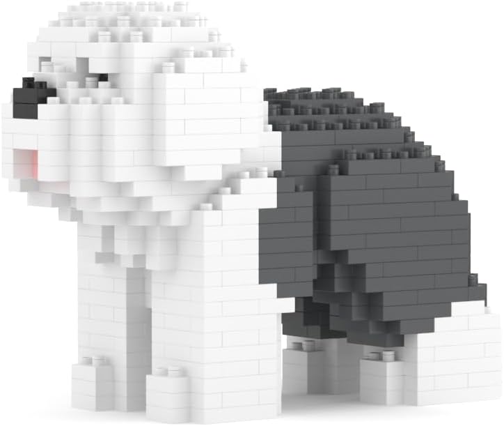 Old English Sheepdog Building Blocks