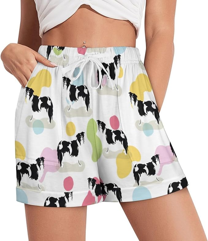Border Collie Dog Shorts