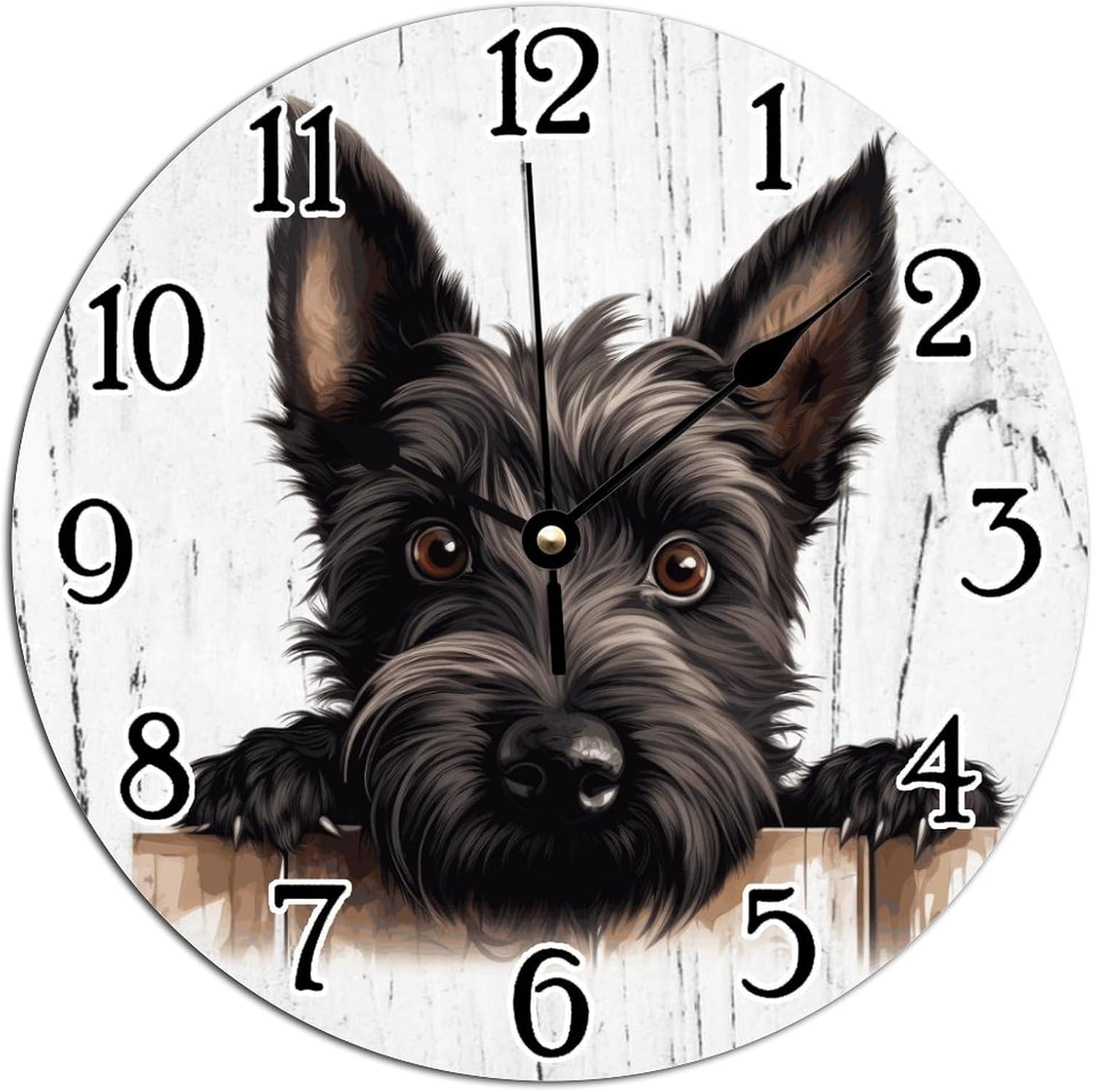Scottish Terrier Dog Wall Clock