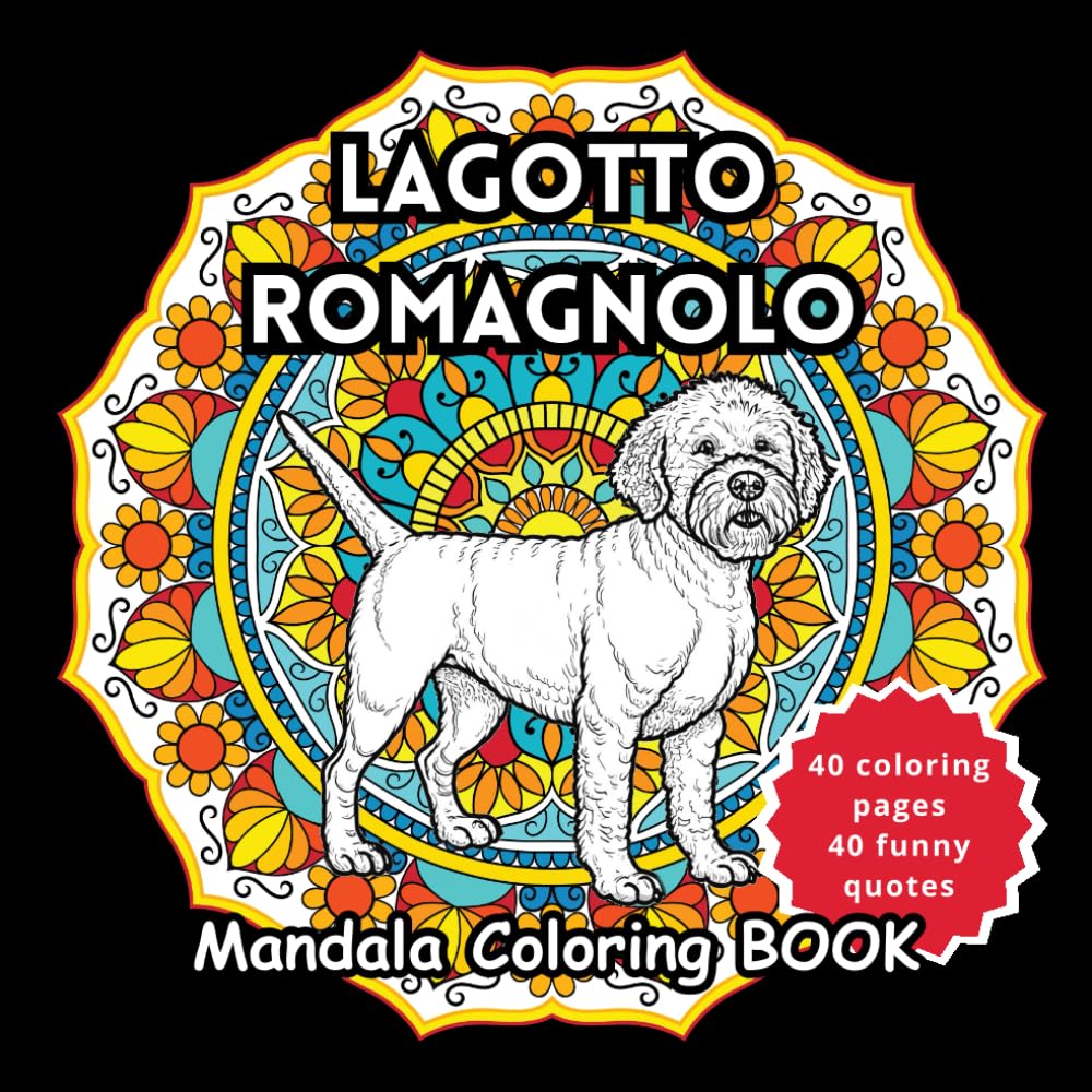 Lagotto Romagnolo Mandala Coloring Book